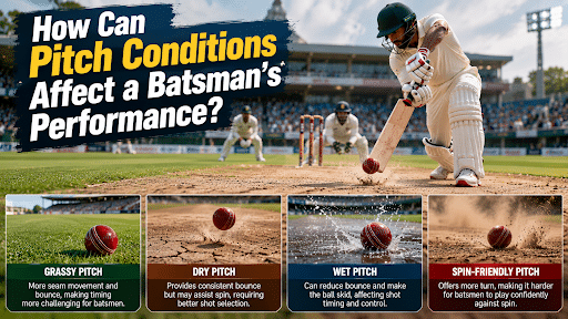 How Can Pitch Conditions Affect a Batsman’s Performance?